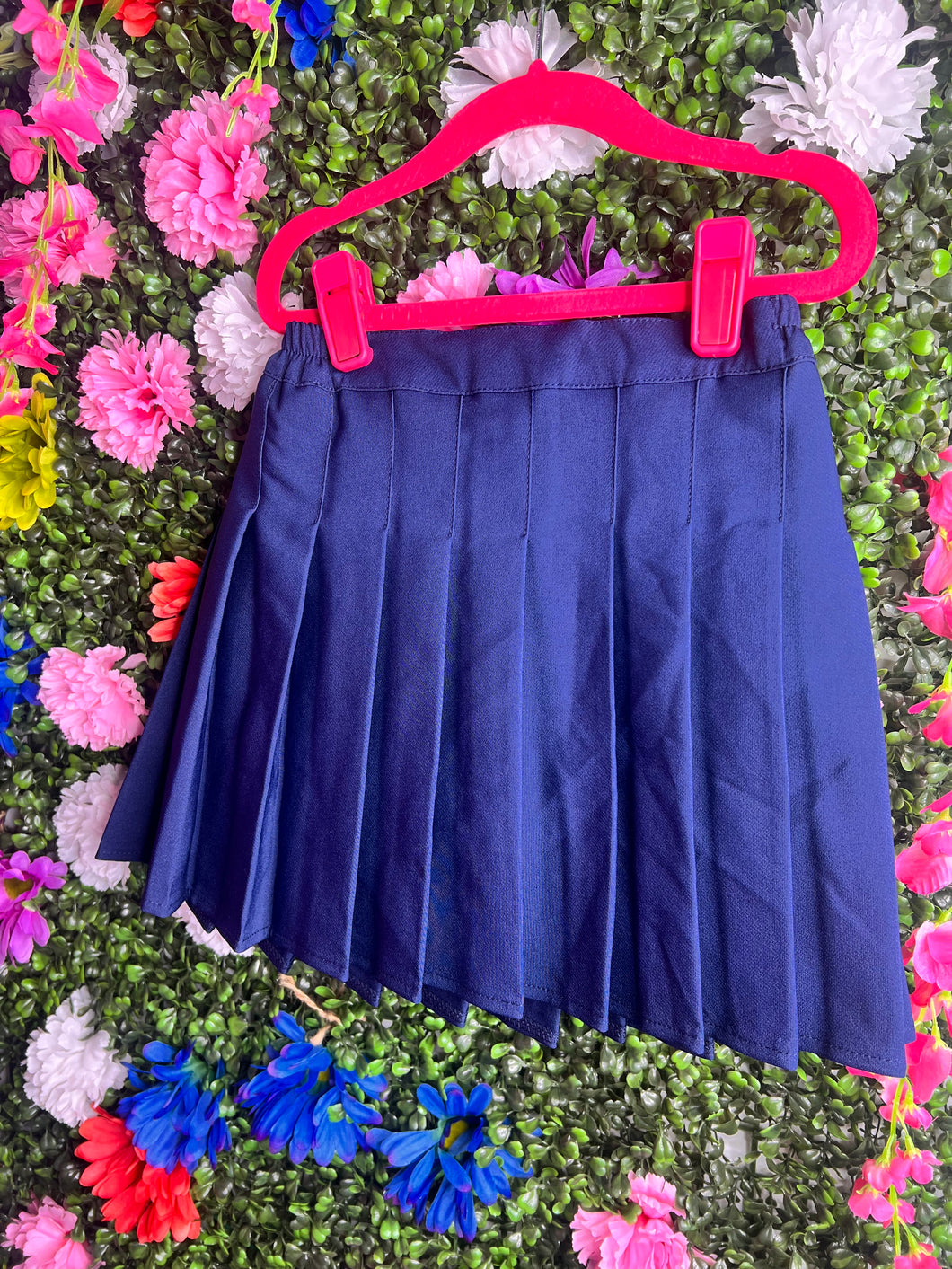 Blue pleats Skirts 3T-14