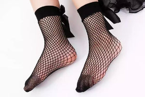 Stylish Net socks blk/wht