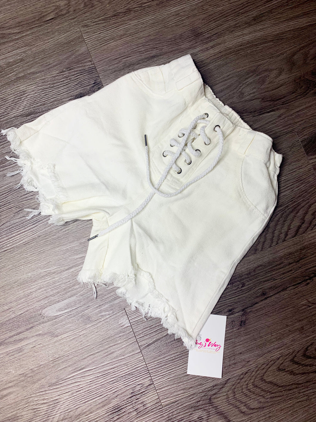 Lace Me Up Shorts 3-8