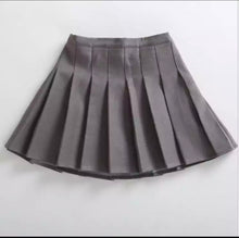 Load image into Gallery viewer, School Girl skirt  black/Grey  4T-10
