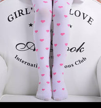 Load image into Gallery viewer, PINK HEART TIGHTS ((Colors)) 3-10
