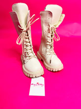 Load image into Gallery viewer, COMBAT BOOTS  (Biscuit) 8-5
