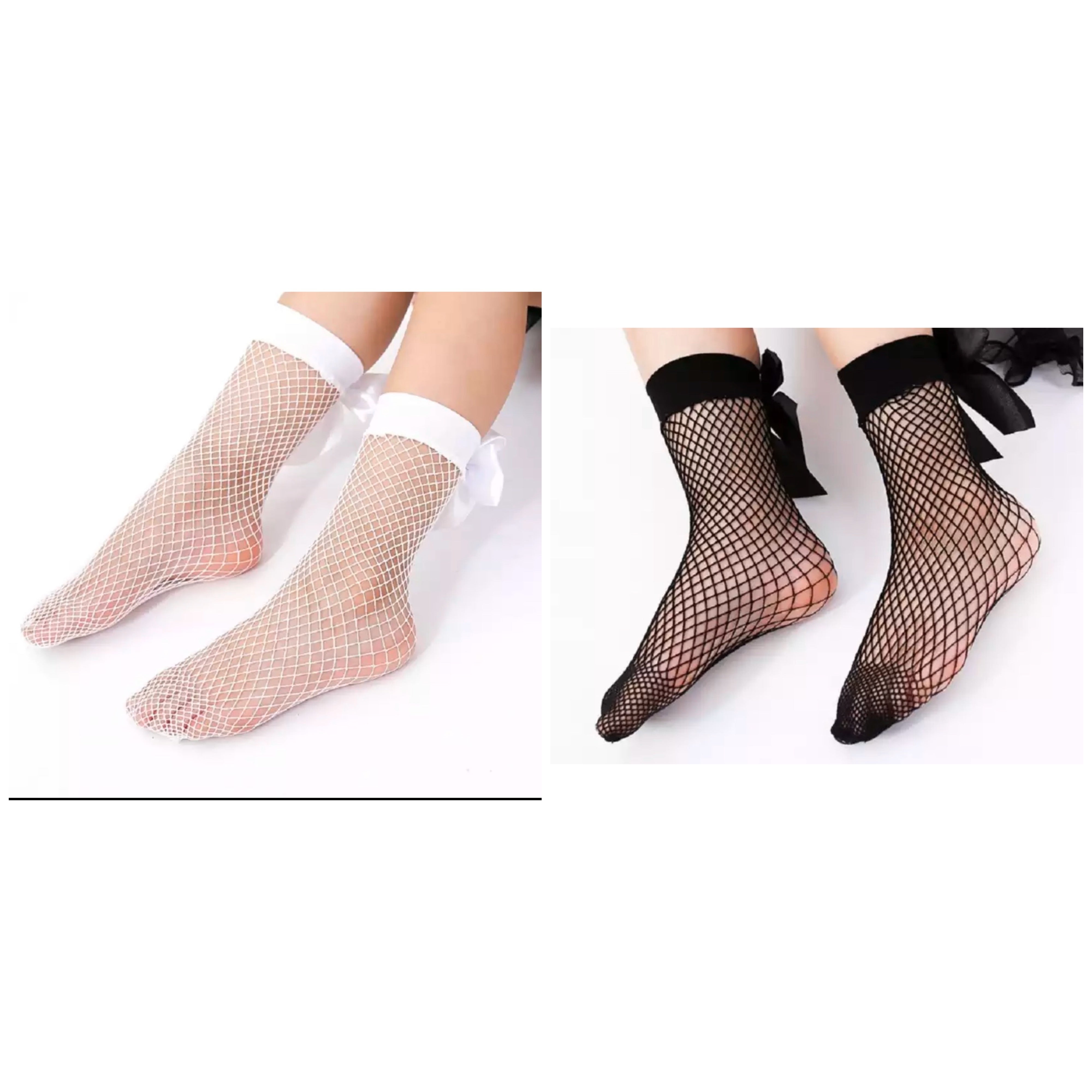 all the best meet upright Stylish Net socks blk/wht – Bug's Way